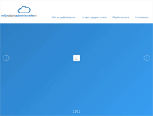 Tablet Screenshot of mijnsalarisadministratie.nl